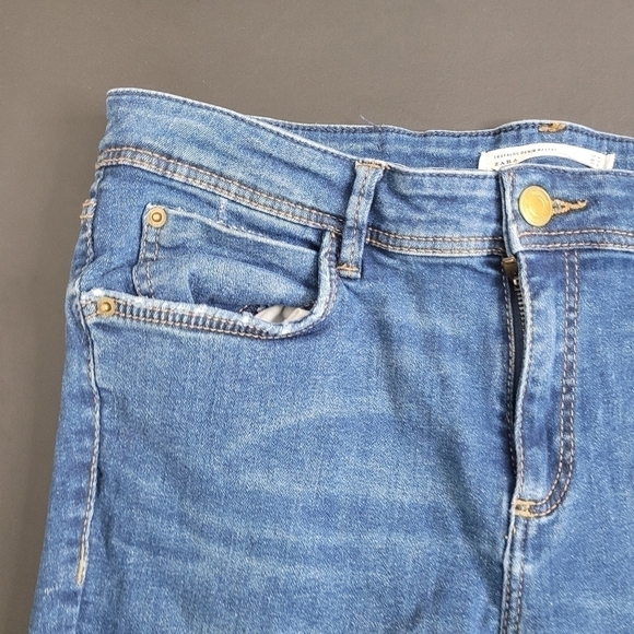 Zara Jeans Women 10 Trafaluc Denim Makers Blue - Picture 7 of 7